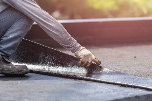 Professional Basement Waterproofing technician working in Bridgman, MI